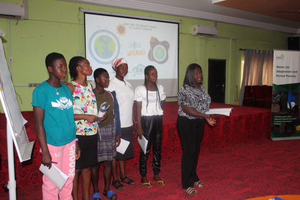Team Presentation at training