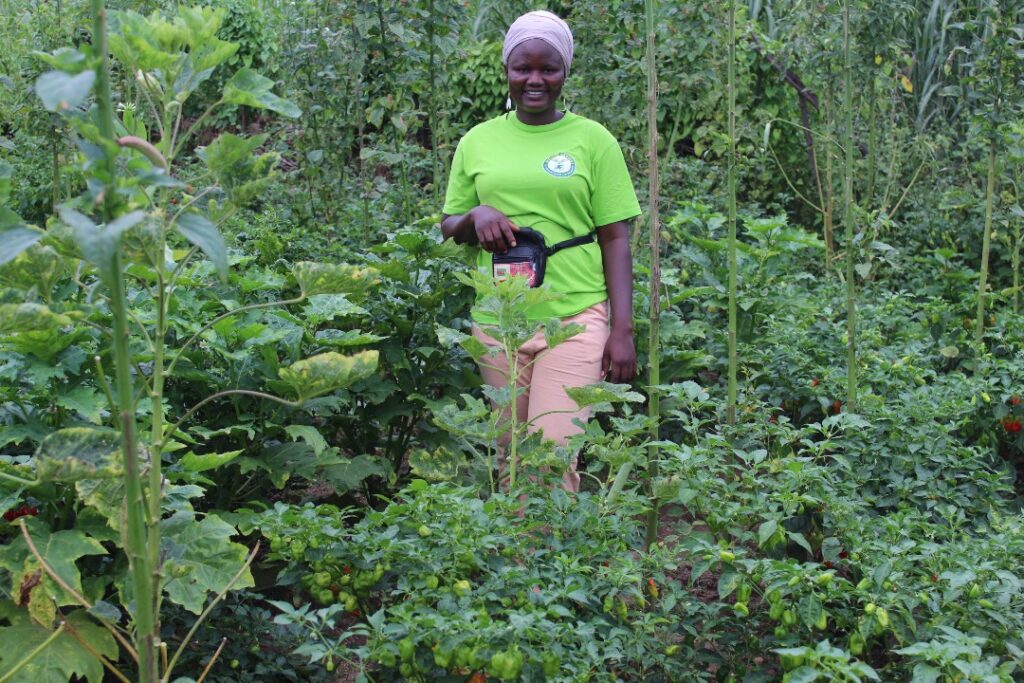 A mentor and leader at vegetable crop farm