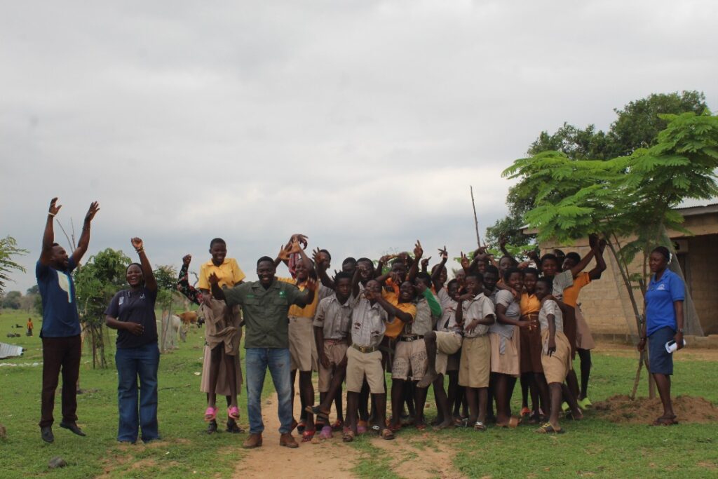 Students of Anisori Junior High School – Kandiga, Ghana